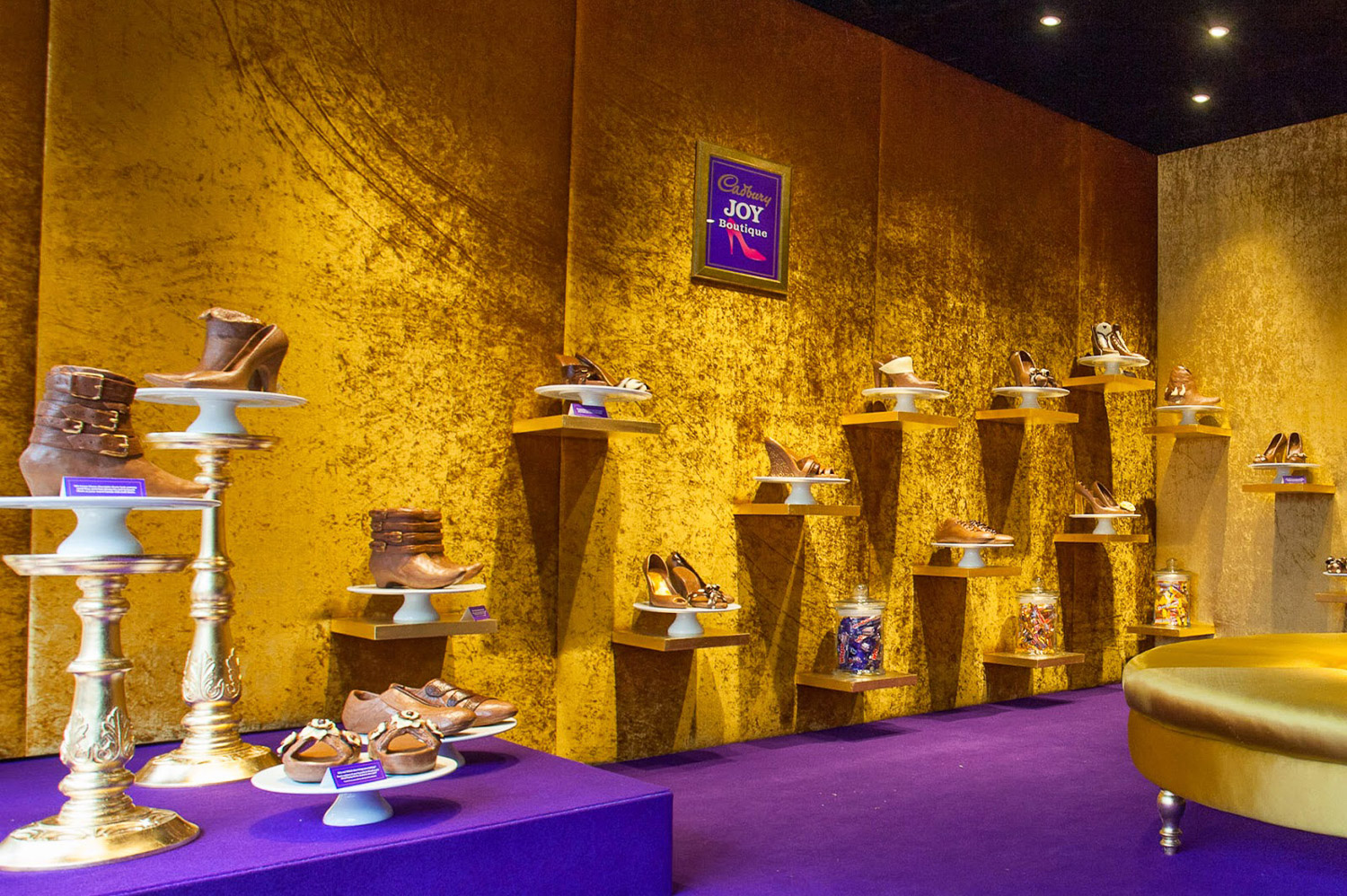 Pop-up chocolate shoe shop
